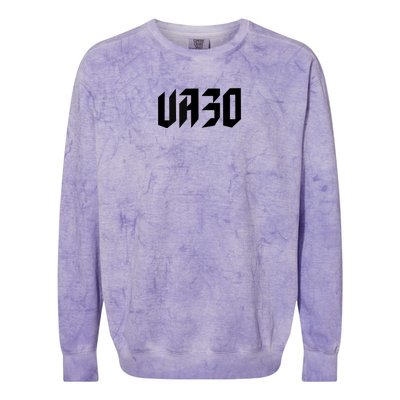 UA30 Ukrainian President Volodymyr Zelensky Ukraine 30 Colorblast Crewneck Sweatshirt