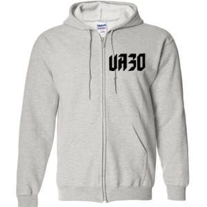 Ua30 Ukrainian President Volodymyr Zelensky Ukraine 30 Full Zip Hoodie