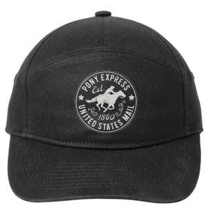 Usps Usps Pony Express 7-Panel Snapback Hat