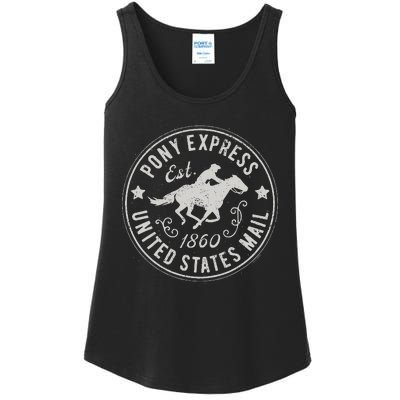 Usps Usps Pony Express Ladies Essential Tank