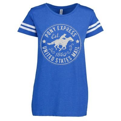 Usps Usps Pony Express Enza Ladies Jersey Football T-Shirt