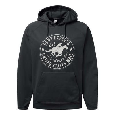 Usps Usps Pony Express Performance Fleece Hoodie