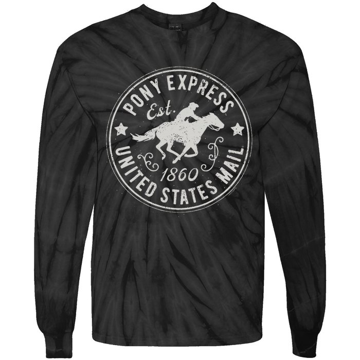 Usps Usps Pony Express Tie-Dye Long Sleeve Shirt