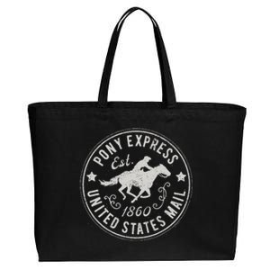 Usps Usps Pony Express Cotton Canvas Jumbo Tote