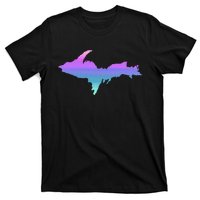 Up Upper Peninsula Michigan Ombre Yoopers 906 T-Shirt