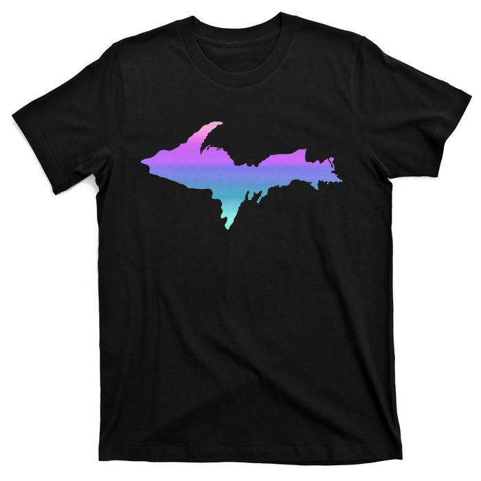 Up Upper Peninsula Michigan Ombre Yoopers 906 T-Shirt