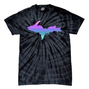 Up Upper Peninsula Michigan Ombre Yoopers 906 Tie-Dye T-Shirt