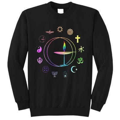 Unitarian Universalist Rainbow Uu Chalice Sweatshirt