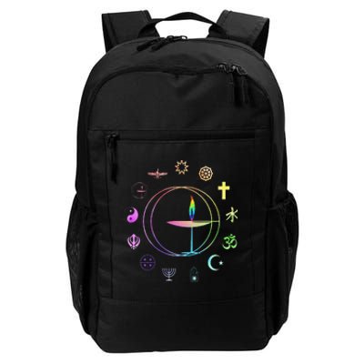 Unitarian Universalist Rainbow Uu Chalice Daily Commute Backpack