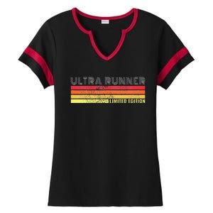 Ultramarathon Ultra Running Retro Marathon Ultra Runner Ladies Halftime Notch Neck Tee