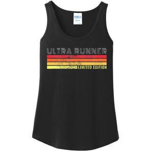 Ultramarathon Ultra Running Retro Marathon Ultra Runner Ladies Essential Tank