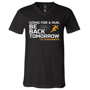 Ultramarathon Ultra Running Ultra Runner Ultra Marathon V-Neck T-Shirt