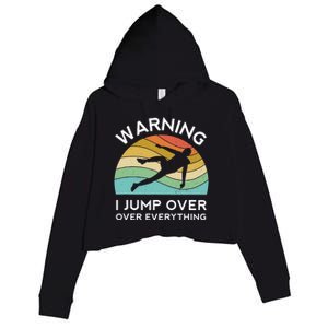 Ultramarathon Ultra Running Ultra Marathon Runner Crop Fleece Hoodie