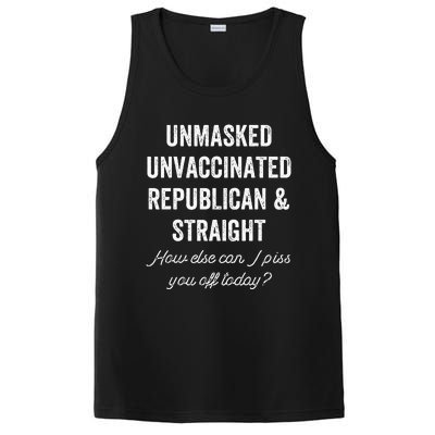 Unmask Unvaccinated Republican & Straight Anti Vax Freedom PosiCharge Competitor Tank