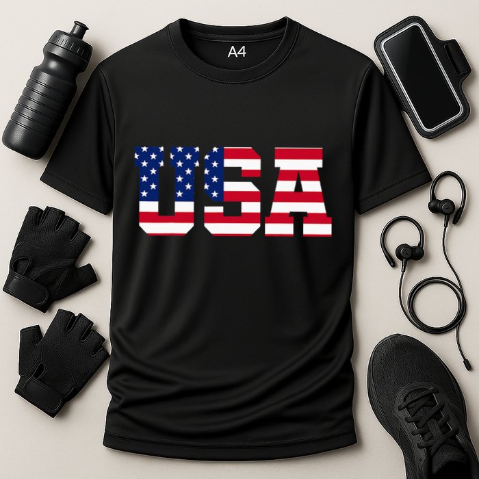 Usa Cooling Performance Crew T-Shirt