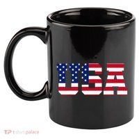 Usa 11oz C Handle Ceramic Mug