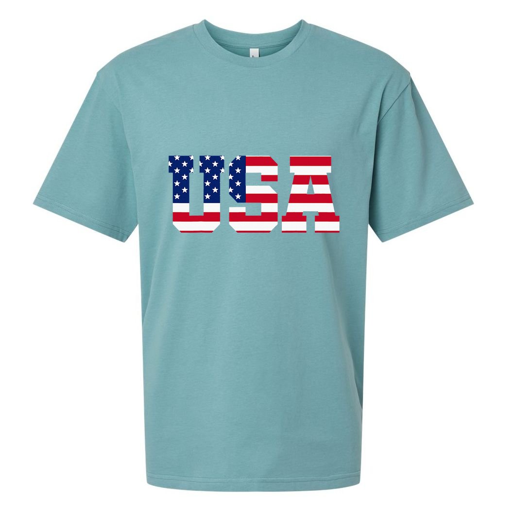 Usa Sueded Cloud Jersey T-Shirt