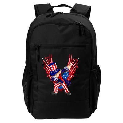 Usa Uncle Sam Dabbing 4 July Independence Day Gift Backpack