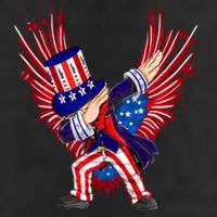 Usa Uncle Sam Dabbing 4 July Independence Day Gift 11oz C Handle Ceramic Mug