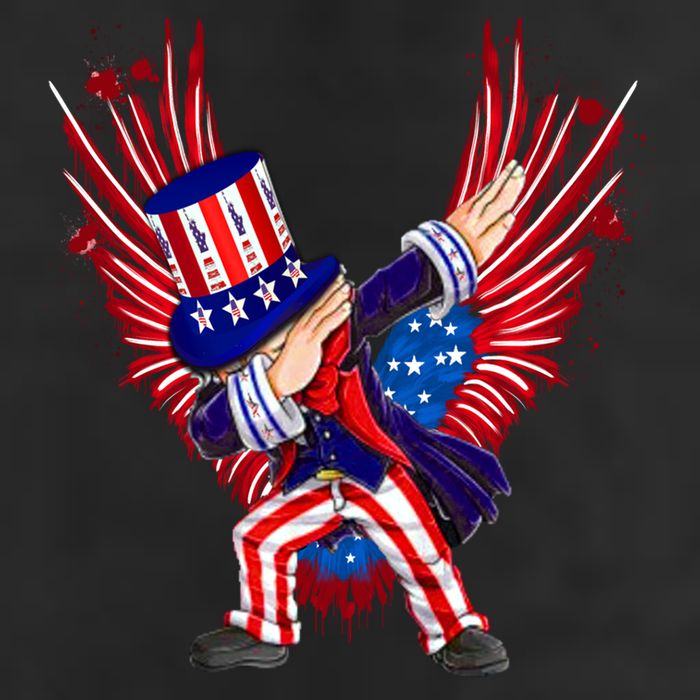 Usa Uncle Sam Dabbing 4 July Independence Day Gift 11oz C Handle Ceramic Mug
