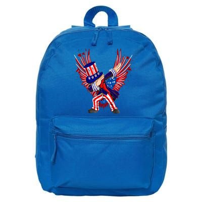 Usa Uncle Sam Dabbing 4 July Independence Day Gift 16 in Basic Backpack