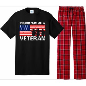 USA United States Military Family Proud Son Of A Veteran Pajama Set