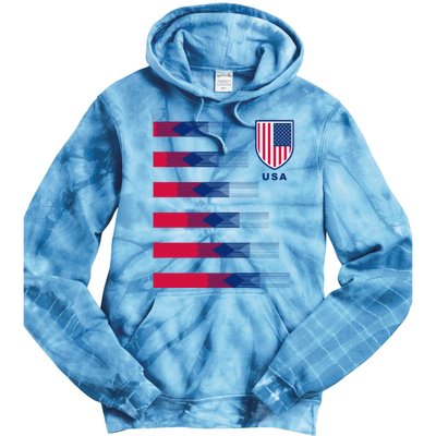 USA Soccer American Team Jersey Tie Dye Hoodie