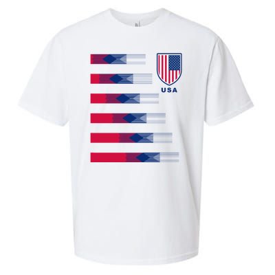 USA Soccer American Team Jersey Sueded Cloud Jersey T-Shirt