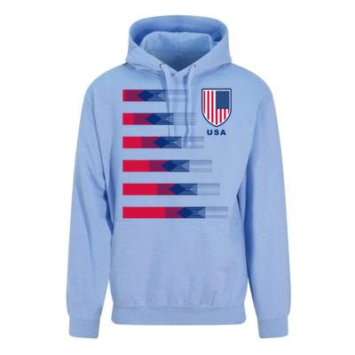 USA Soccer American Team Jersey Unisex Surf Hoodie