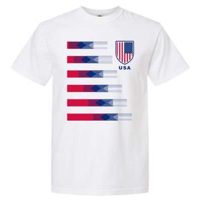 USA Soccer American Team Jersey Garment-Dyed Heavyweight T-Shirt