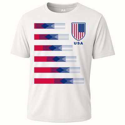 USA Soccer American Team Jersey Cooling Performance Crew T-Shirt