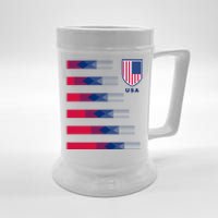 USA Soccer American Team Jersey Beer Stein