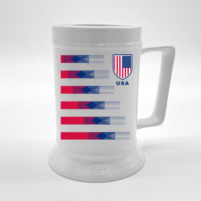 USA Soccer American Team Jersey Beer Stein