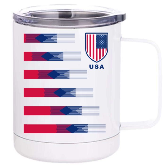 USA Soccer American Team Jersey 12 oz Stainless Steel Tumbler Cup