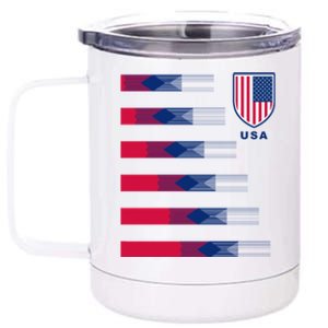 USA Soccer American Team Jersey 12 oz Stainless Steel Tumbler Cup