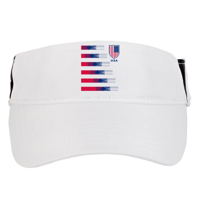 USA Soccer American Team Jersey Adult Drive Performance Visor