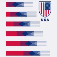 USA Soccer American Team Jersey Adult Drive Performance Visor