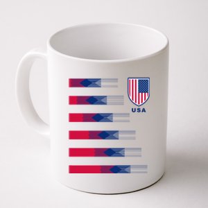 USA Soccer American Team Jersey Coffee Mug