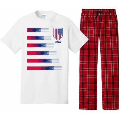 USA Soccer American Team Jersey Pajama Set