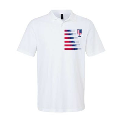 USA Soccer American Team Jersey Softstyle Adult Sport Polo