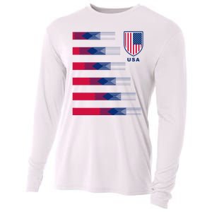 USA Soccer American Team Jersey Cooling Performance Long Sleeve Crew