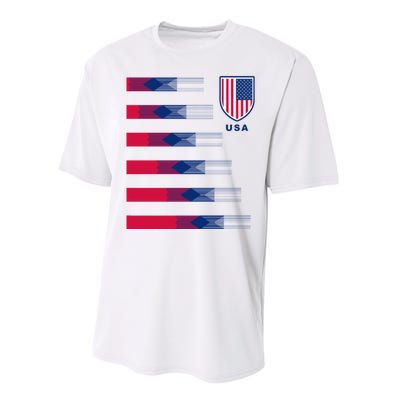 USA Soccer American Team Jersey Performance Sprint T-Shirt