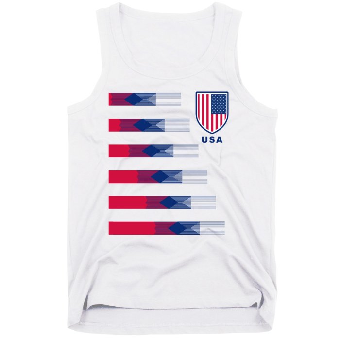 USA Soccer American Team Jersey Tank Top