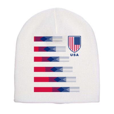 USA Soccer American Team Jersey Short Acrylic Beanie