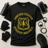 U.S. United States Forest Service Usfs National Cooling Performance Crew T-Shirt