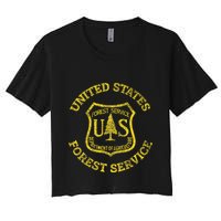 U.S. United States Forest Service Usfs National Women's Crop Top Tee