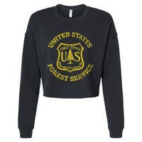 U.S. United States Forest Service Usfs National Cropped Pullover Crew