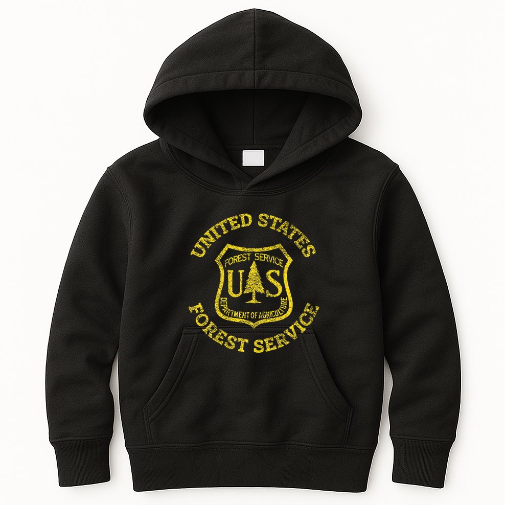 U.S. United States Forest Service Usfs National Kids Hoodie
