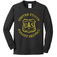 U.S. United States Forest Service Usfs National Kids Long Sleeve Shirt