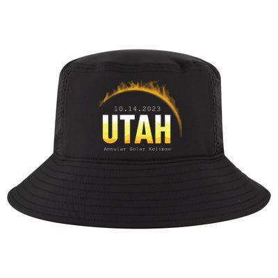 Utah Usa State Annular Solar Eclipse 14th October Cool Comfort Performance Bucket Hat